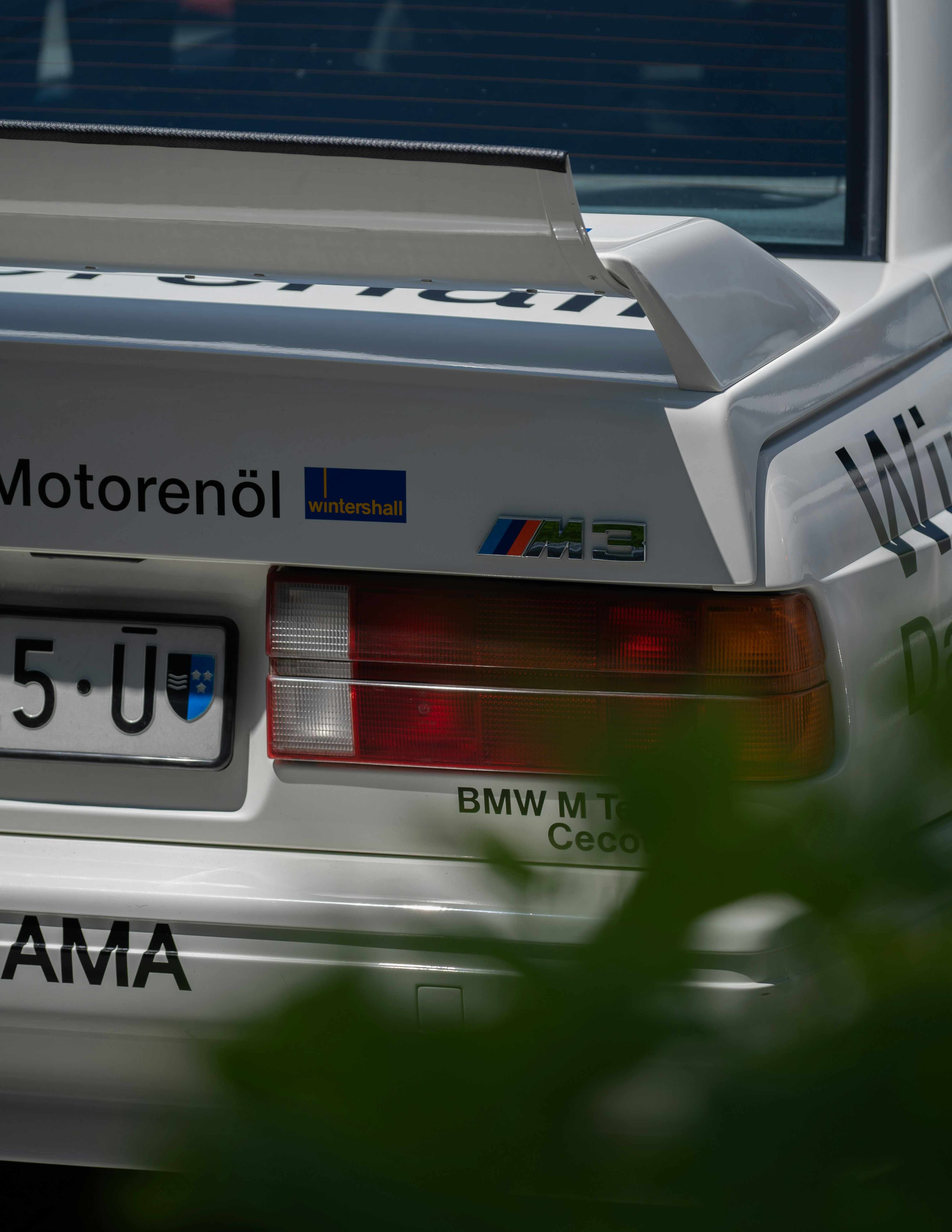 white BMW M3 car